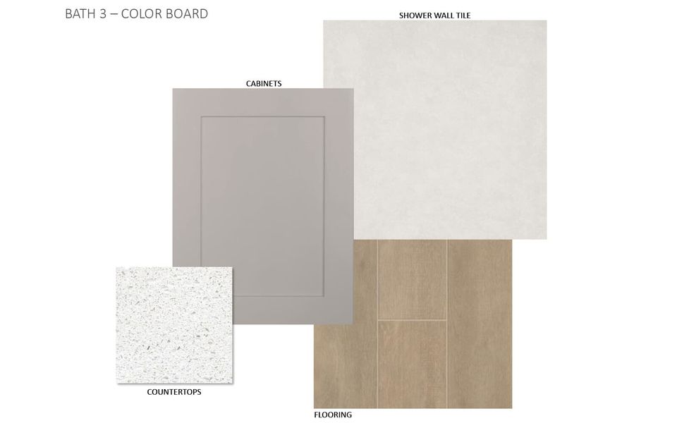 Sample of building materials used in homes in Urban Courtyard Homes at Easton Park, Austin (Image 6).