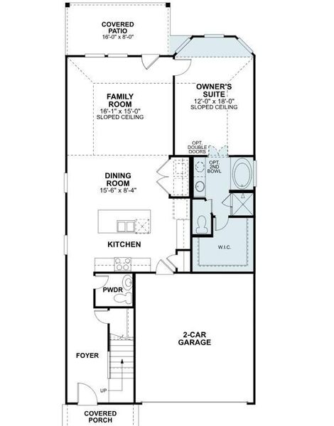 2D floor plan layout of this home in Summerview, Fulshear, TX (Image 6). 2D floor plan layout of this home in Summerview, Fulshear, TX (Image 6).