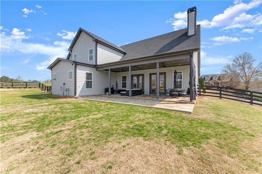 Exterior details and patio area of a home in , Dawsonville (Image 24).