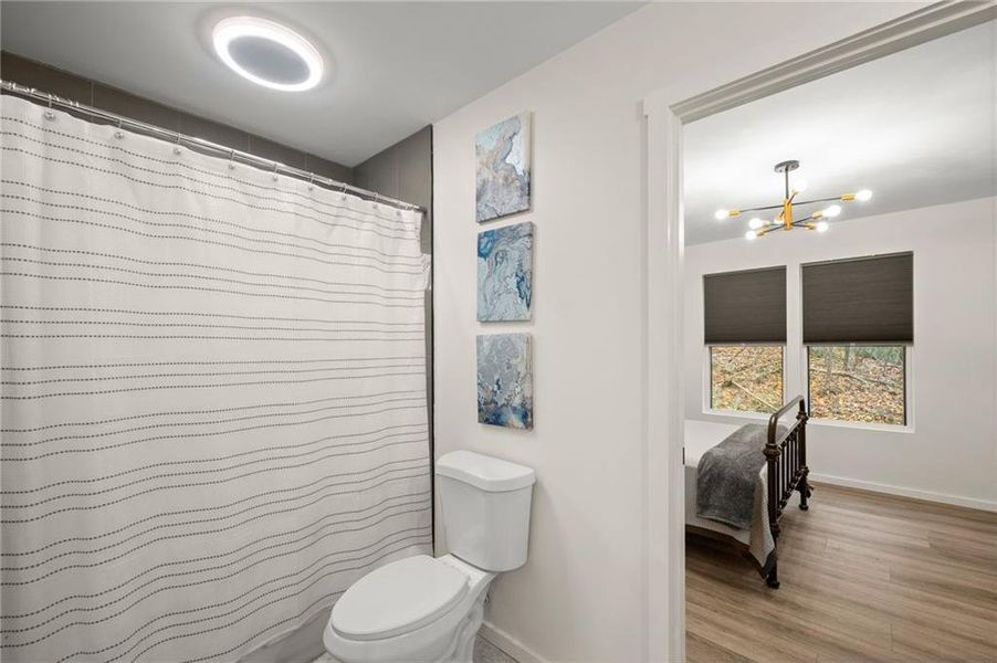 Furnished interior view inside a new home in , Dahlonega (Image 30).