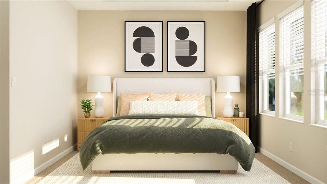 Furnished interior view inside a new home in EverBe, Orlando (Image 7). Furnished interior view inside a new home in EverBe, Orlando (Image 7).