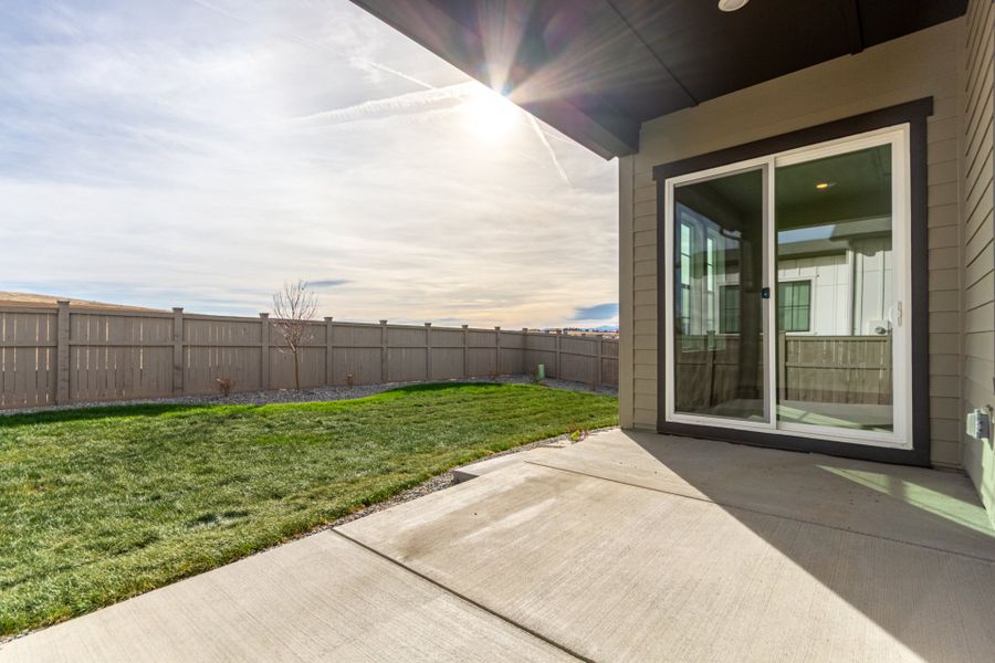 Exterior details and patio area of a home in Westerly, Erie (Image 3). Exterior details and patio area of a home in Westerly, Erie (Image 3).