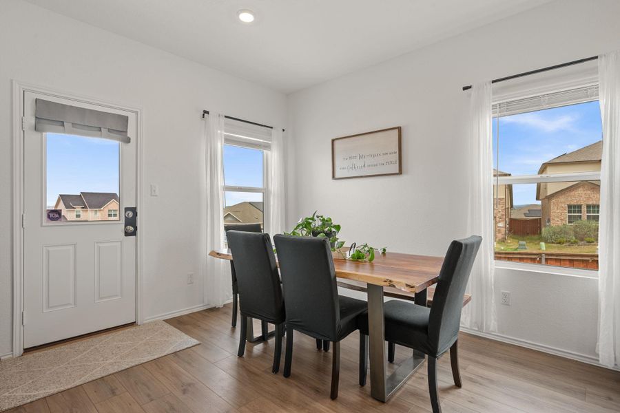 Furnished interior view inside a new home in Thunder Rock, Marble Falls (Image 15).