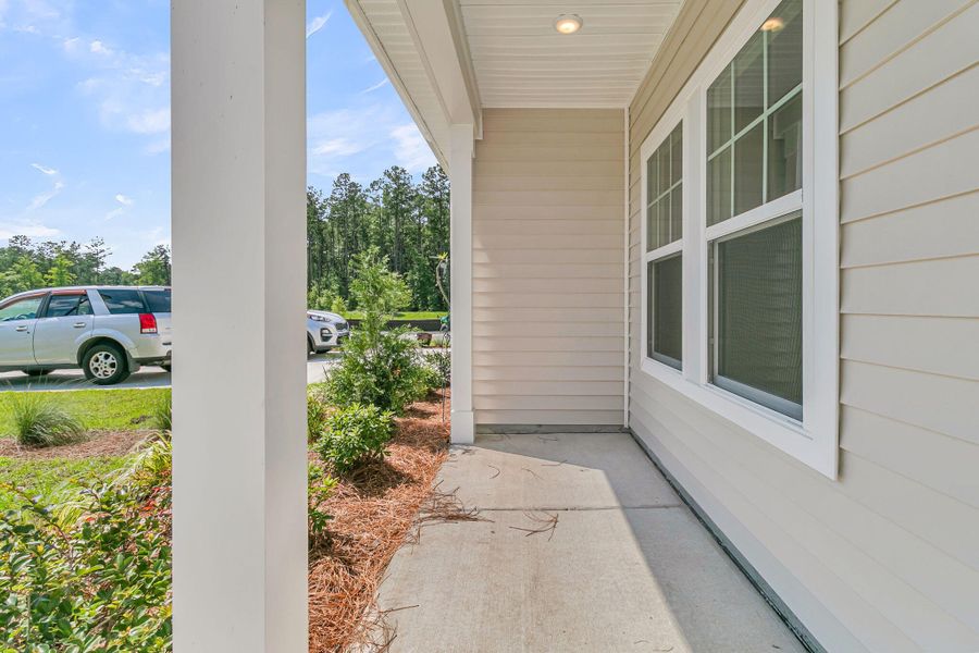 Exterior details and patio area of a home in , Summerville (Image 25).