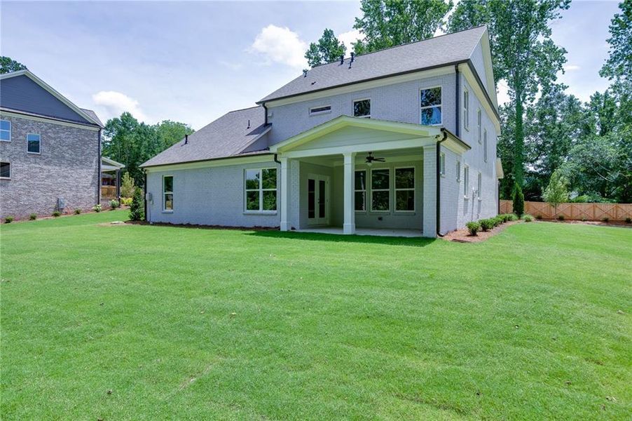 Exterior details and patio area of a home in , Buford (Image 4).
