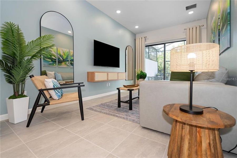 Furnished interior view inside a new home in , Orlando (Image 6).