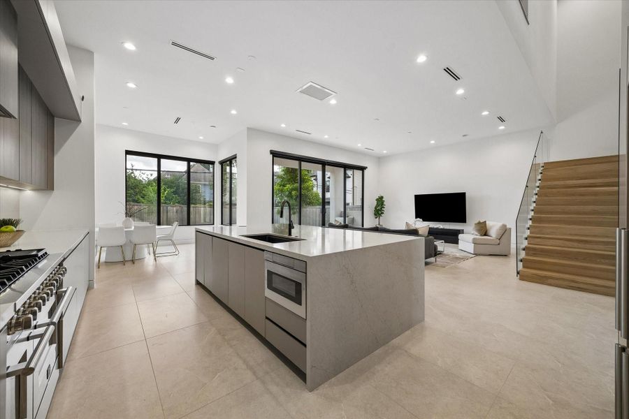 Furnished interior view inside a new home in , Houston (Image 4).