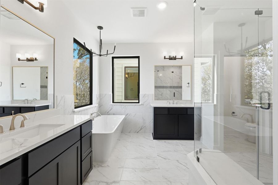 Furnished interior view inside a new home in Caywood Place, Houston (Image 9).