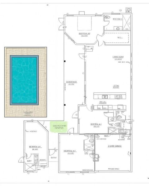 2D floor plan layout of this home in , Fort Lauderdale, FL (Image 3).