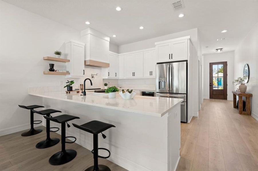 Furnished interior view inside a new home in , Dunedin (Image 16).