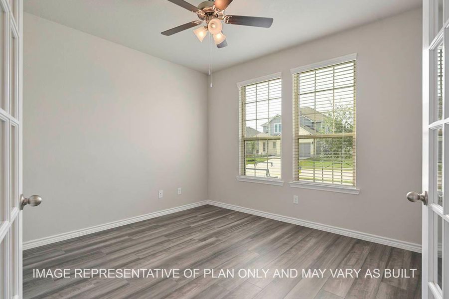 Representative unfurnished interior of a home built from the Kiawa by D.R. Horton in Southern Pointe, College Station (Image 16). Representative unfurnished interior of a home built from the Kiawa by D.R. Horton in Southern Pointe, College Station (Image 16).