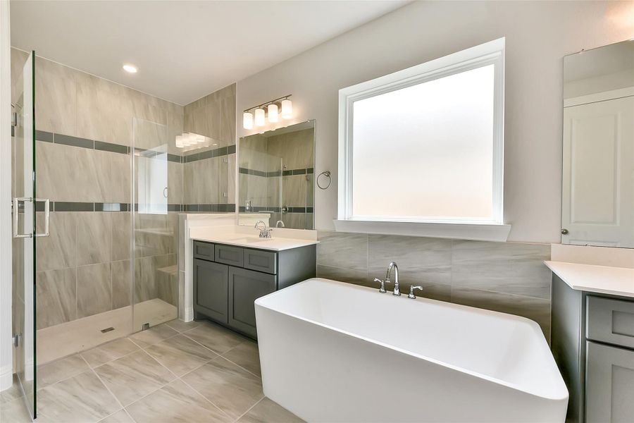 Furnished interior view inside a new home in Evergreen 50', Conroe (Image 10). Furnished interior view inside a new home in Evergreen 50', Conroe (Image 10).