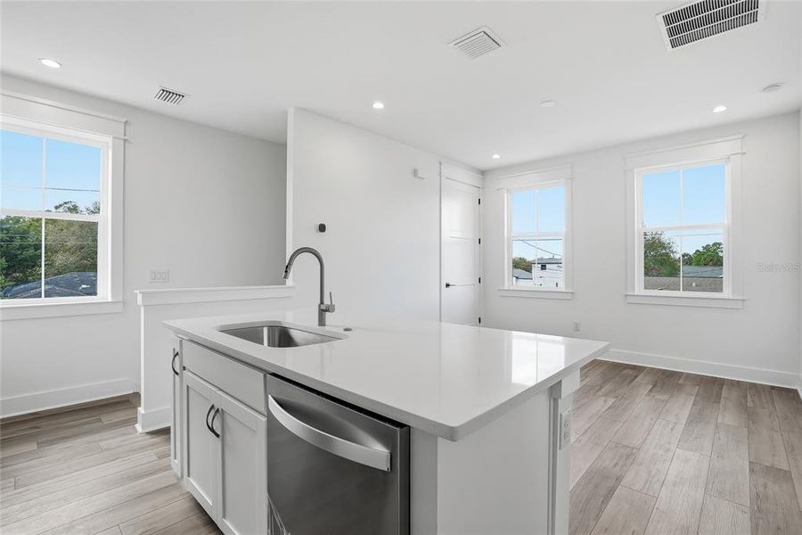 Furnished interior view inside a new home in , St. Petersburg (Image 44).