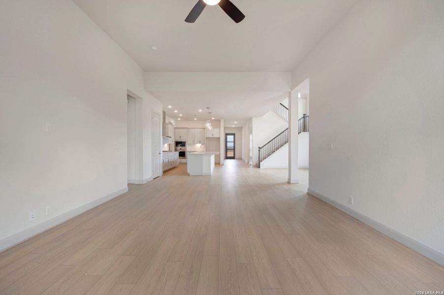 Spacious, unfurnished interior of a new home in Windsong - Legacy Series, Boerne (Image 38).