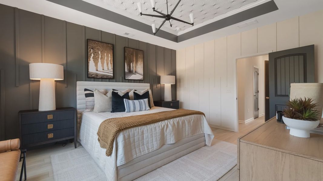 Furnished interior view inside a new home in Daybreak, Newnan (Image 32).