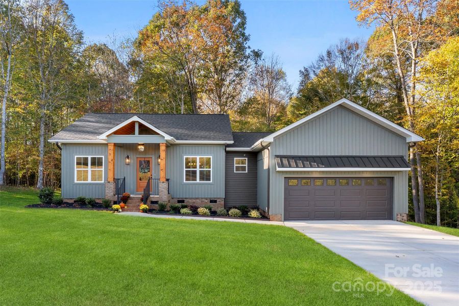Front exterior of a new home in , Lincolnton, NC, highlighting curb appeal (Image 27).