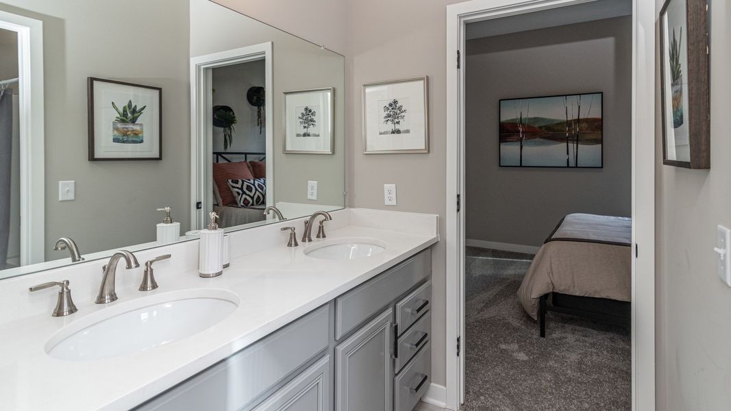 Representative furnished interior of a home built from the The Natural by Norfolk Homes in Coronado Estates, Jackson (Image 54).