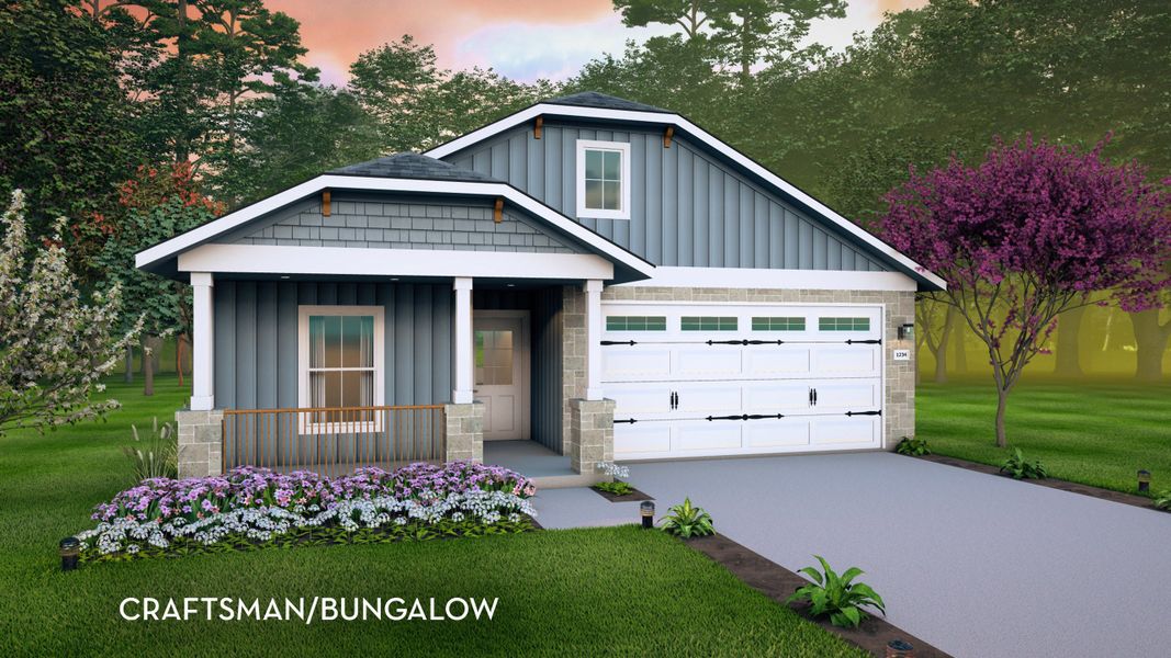 Representative exterior photo of a completed home built from the Sioux by CastleRock Communities in Homestead, Schertz, TX (Image 15). Representative exterior photo of a completed home built from the Sioux by CastleRock Communities in Homestead, Schertz, TX (Image 15).