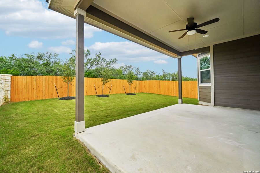 Exterior details and patio area of a home in Stetson Ridge, Marion (Image 4).