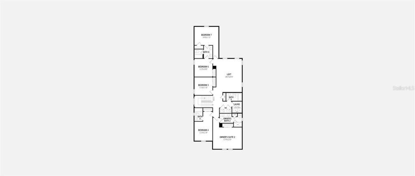 Malibu III Floorplan - Second Floor