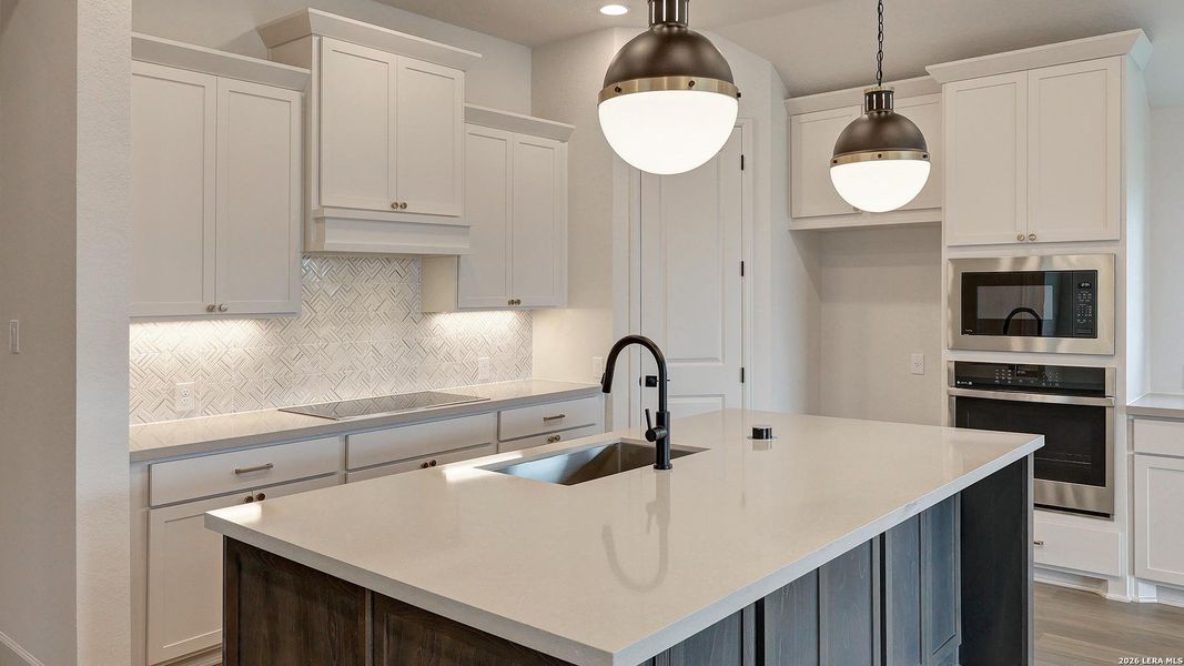 Furnished interior view inside a new home in Alsatian Oaks, Castroville (Image 14).