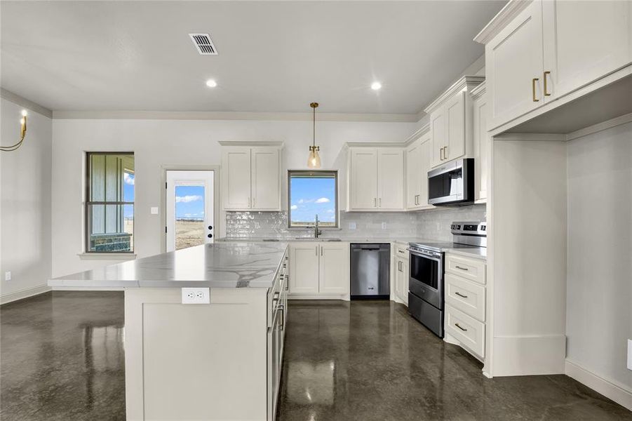 Furnished interior view inside a new home in , Cresson (Image 8).