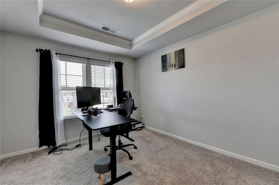 Furnished interior view inside a new home in Adagio, Dacula (Image 12).