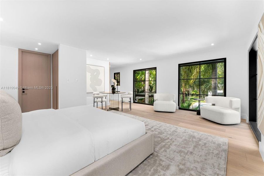 Furnished interior view inside a new home in , Miami (Image 21).