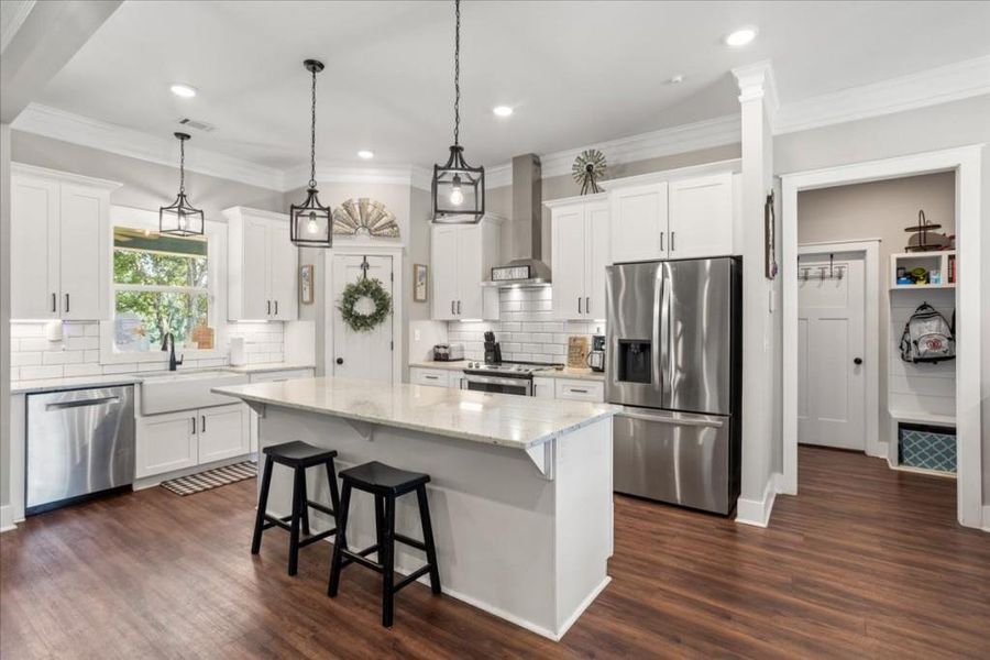 Furnished interior view inside a new home in , Newborn (Image 18).