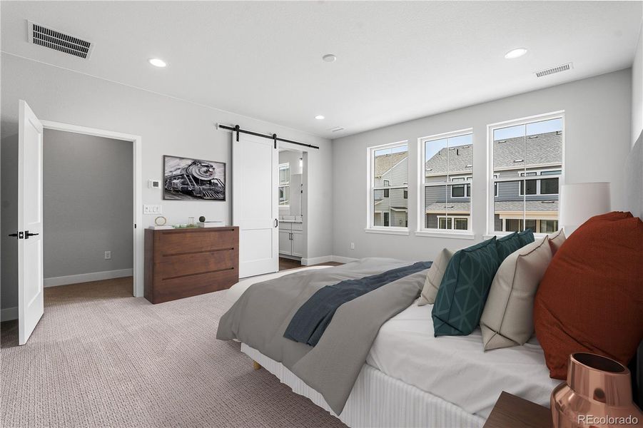 Furnished interior view inside a new home in Stargaze at Solstice, Littleton (Image 18). Furnished interior view inside a new home in Stargaze at Solstice, Littleton (Image 18).