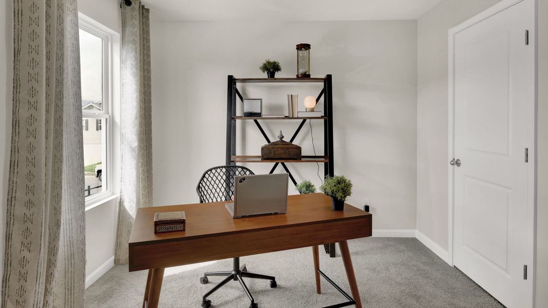 Furnished interior view inside a new home in Fox Hollow, Dalton (Image 43).
