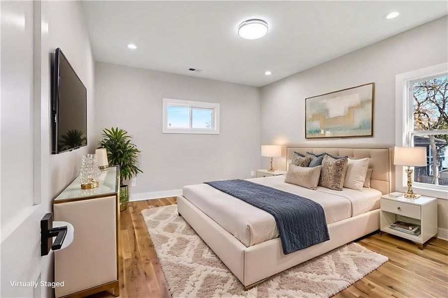 Furnished interior view inside a new home in , Atlanta (Image 12).