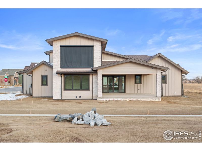 In-progress construction of a new home in , Berthoud, CO (Image 25).