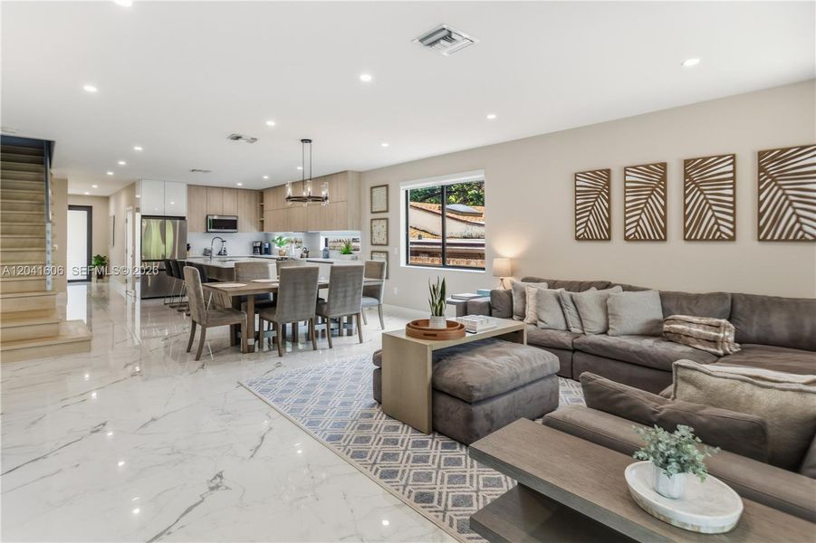 Furnished interior view inside a new home in , Fort Lauderdale (Image 24).
