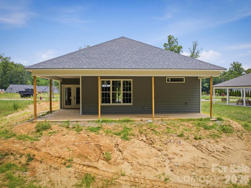 Exterior details and patio area of a home in , Morganton (Image 4). Exterior details and patio area of a home in , Morganton (Image 4).