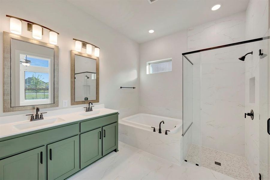 Furnished interior view inside a new home in Mantua Point Classics, Van Alstyne (Image 6). Furnished interior view inside a new home in Mantua Point Classics, Van Alstyne (Image 6).