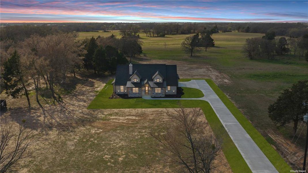 Front exterior of a new home in , Mabank, TX, highlighting curb appeal (Image 19). Front exterior of a new home in , Mabank, TX, highlighting curb appeal (Image 19).