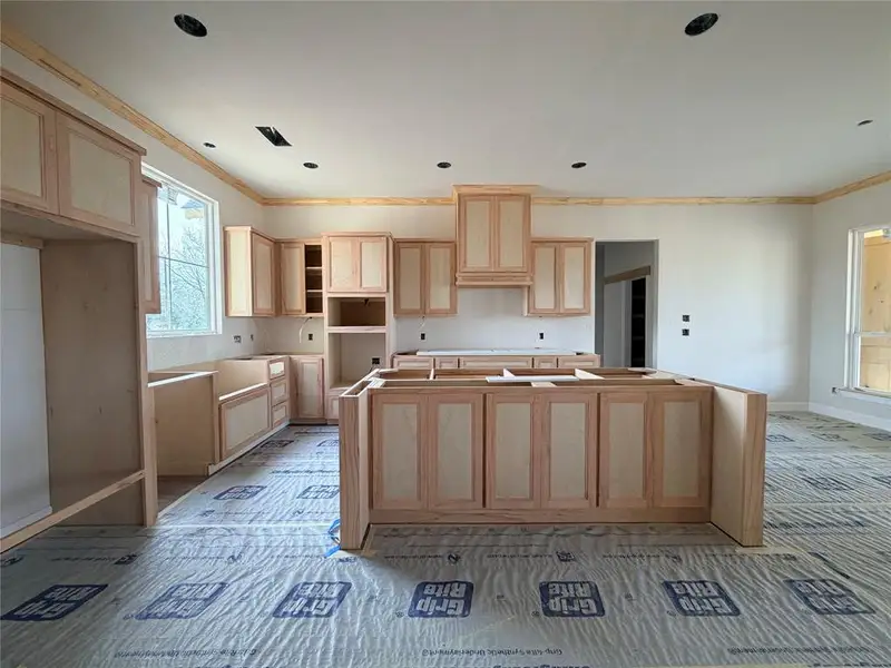 In-progress construction of a new home in Oak Water Ranch, Granbury, TX (Image 10). In-progress construction of a new home in Oak Water Ranch, Granbury, TX (Image 10).