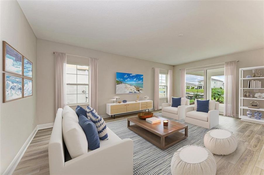 Furnished interior view inside a new home in Star Farms at Lakewood Ranch, Lakewood Ranch (Image 4).