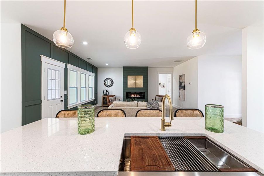 Furnished interior view inside a new home in , Cartersville (Image 19).