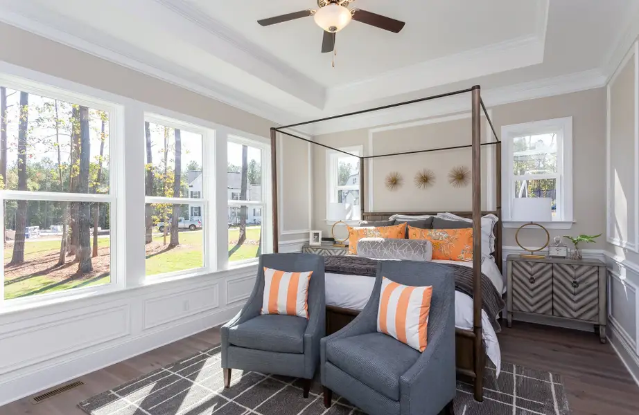 Representative furnished interior of a home built from the Jordan by Caruso Homes in Magnolia Acres, Fuquay Varina (Image 5).