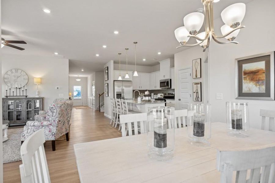 Furnished interior view inside a new home in Jones Ridge, Dallas (Image 19). Furnished interior view inside a new home in Jones Ridge, Dallas (Image 19).