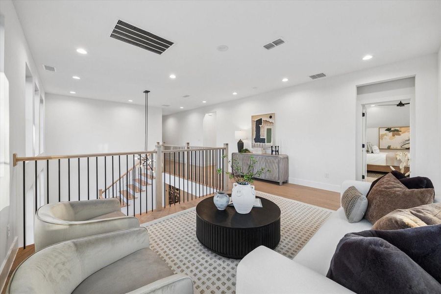 Furnished interior view inside a new home in , Houston (Image 9).