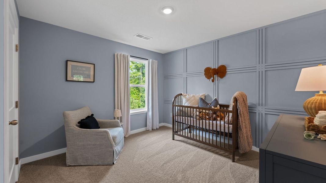 Furnished interior view inside a new home in Lone Oaks Farm, Cleveland (Image 36).