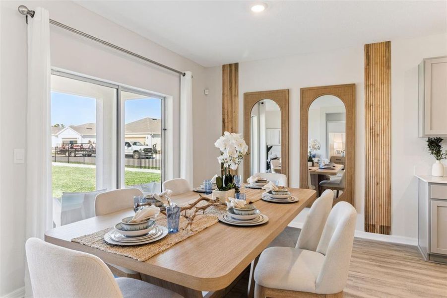 Furnished interior view inside a new home in , Haines City (Image 26).