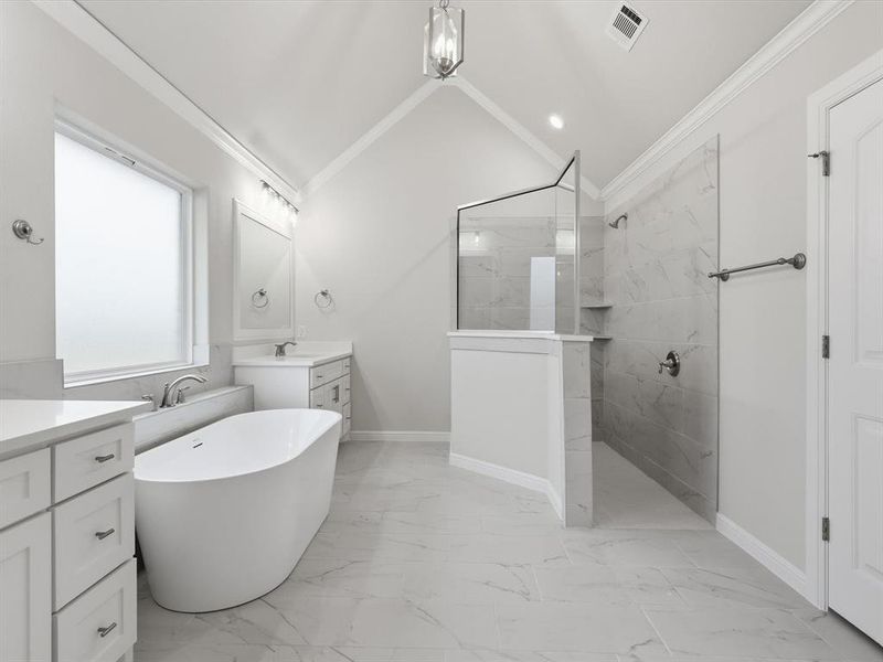 Furnished interior view inside a new home in , Azle (Image 10).