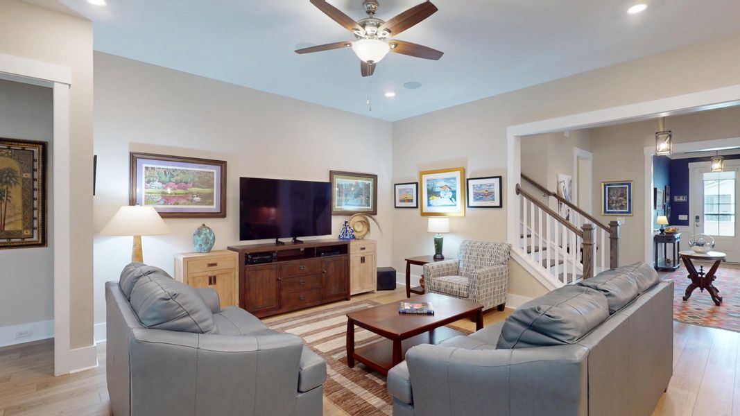 Furnished interior view inside a new home in Summerwind Crossing at Lakes of Cane Bay, Summerville (Image 44).