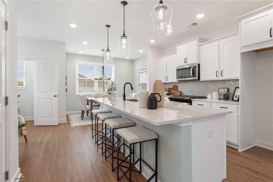 Furnished interior view inside a new home in East Park Village, Kennesaw (Image 16).