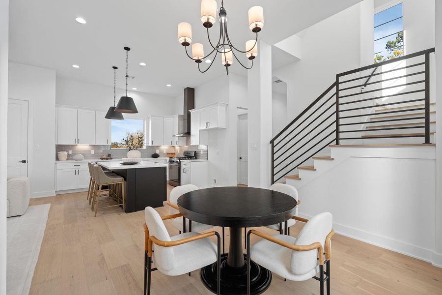 Furnished interior view inside a new home in , Houston (Image 9).