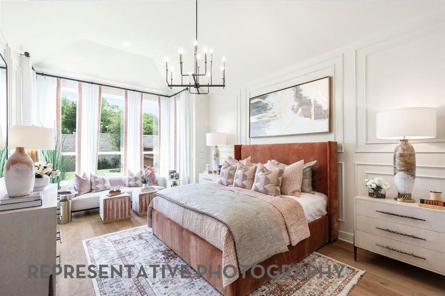 Furnished interior view inside a new home in Furst Ranch, Flower Mound (Image 6).